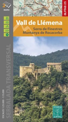 vall de llemena (carpeta con 2 mapas) - 1:25.000 - 1:15.000-9788480909471