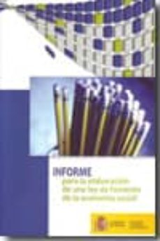 informe para la elaboracion de una ley de fomento de la economia-9788484173571