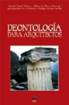 deontologia para arquitectos-domingo pellicer daviaa-antonio garcia valcarce-9788489656871