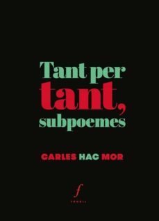 tant per tant, subpoemes-9788494644771