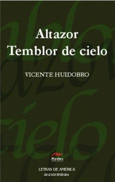 altazor.temblor de cielo-vicente huidobro-9788495994271
