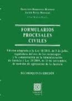 formularios procesales civiles (15ª ed.)-francisco rodriguez hermoso-9788498368871