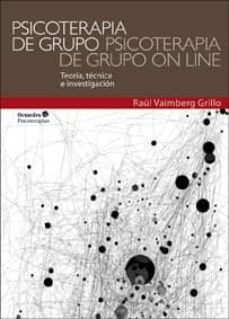 psicoterapia de grupo. psicoterapia de grupo on line-raul vaimberg grillo-9788499213071