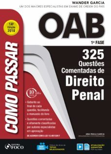 como passar na oab 1ª fase: direito penal (ebook)-wander garcia-ana paula garcia-9788582422571