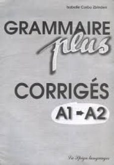 grammaire plus a1/a2 corrige-9788846822871