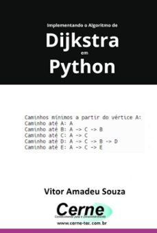 implementando o algoritmo de dijkstra com python (ebook)-vitor amadeu souza-3410007039281