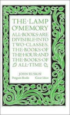 the lamp of memory-john ruskin-9780141963181