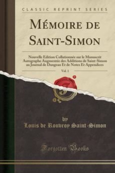 memoire de saint-simon, vol. 1-9780259110781