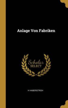 anlage von fabriken-9780270334081