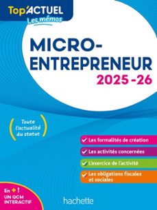 top'actuel micro-entrepreneur  2025-2026 (ebook)-bénédicte deleporte-9782017903581