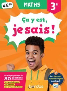 ça y est, je sais ! maths 3e-9782047359181