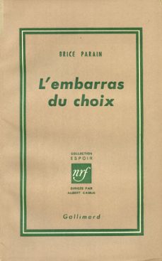 l'embarras du choix (ebook)-brice parain-9782072101281