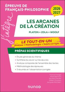 manuel prépas scientifiques les arcanes de la création français-philosophie - 2026-2027 (ebook)-france farago-marie bermon-nicolas grenier-9782100898381