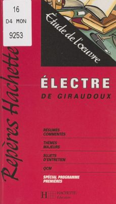 electre, de giraudoux (ebook)-tiphaine samoyault-9782706265181