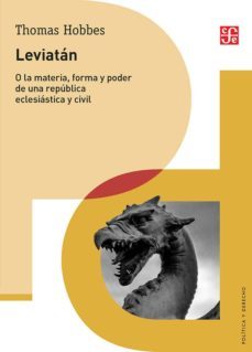 leviatan o la materia, forma y poder de una republica eclesiastica y civil (ebook)-thomas hobbes-9786071652263