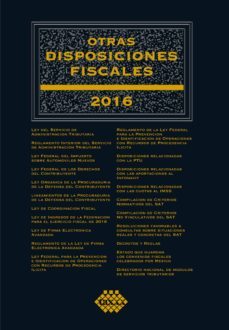 otras disposiciones fiscales 2016 (ebook)-jose perez chavez-raymundo fol olguin-9786074408881
