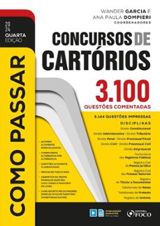 como passar em concursos de cartórios - 4ª ed - 2024 (ebook)-wander garcia-adolfo mamoru nishiyama-alexandre gialluca-9786561200981