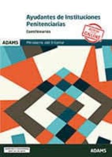 cuestionarios ayudantes de instituciones penitenciarias (2ª ed.)-9788413272481