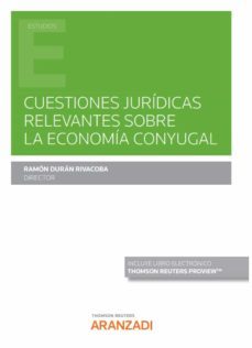cuestiones juridicas relevantes sobre la economia conyugal-9788413459981