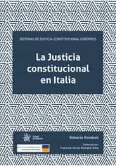 la justicia constitucional en italia-9788413970981