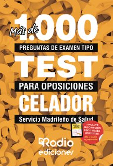 mas de 1.000 preguntas de examen tipo test para oposiciones. celador servicio madrileño de salud-9788418794681