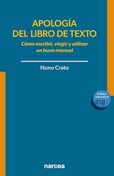 apologia del libro de texto (ebook)-nuno crato-9788427731981