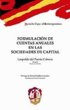 formulacion de cuentas anuales en las sociedades de capital-leopoldo del puerto cabrera-9788429016581