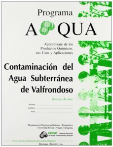 contaminacion del agua subterranea de valfrondoso guia del alumno-9788429175981