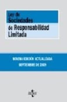 ley de sociedades de responsabilidad limitada (9ª ed)-ignacio arroyo martinez-9788430949281
