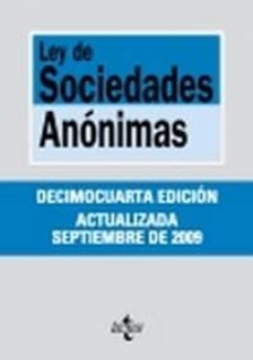 ley de sociedades anonimas (15ª ed)-ignacio (ed.) arroyo martinez-9788430950881