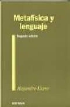metafisica y lenguaje-9788431315481