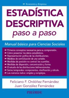 estadistica descriptiva paso a paso: manual basico para ciencias sociales-9788436843781