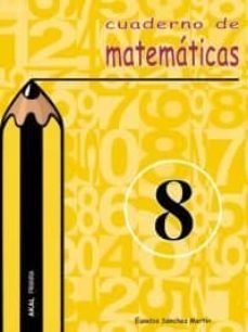 cuaderno de matematicas 8 (primaria)-9788446019381