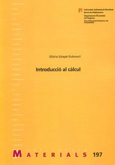 introduccio al calcul-gloria estape dubreuil-9788449025181