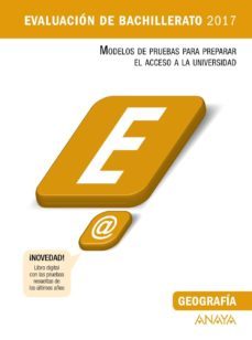 geografia. evaluacion de bachillerato 2017-9788469834381