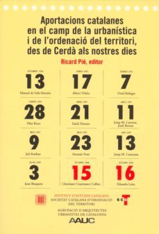 aportacions catalanes en el camp de la urbanistica-ricard pie-9788472839281
