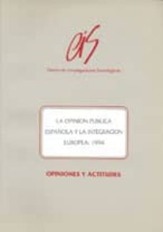 la opinion publica española y la integracion europea 1994-9788474762181