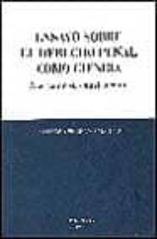 ensayo sobre el derecho penal como ciencia: acerca de su construc cion-9788481554281