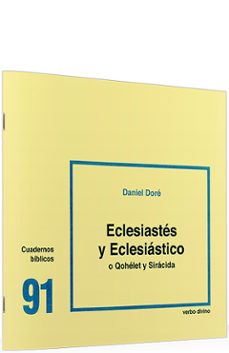eclesiastes y eclesiastico (c.b. 91)-daniel dore-9788481691481