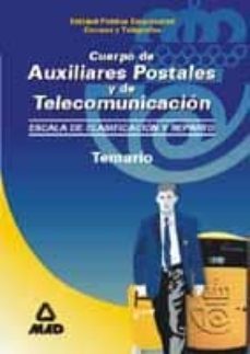 temario auxiliares postales y de telecomunicacion-9788483113981