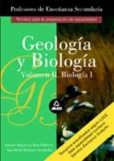 geologia y biologia (vol. ii): biologia i (temario a de oposicion es al cuerpo de profesores de enseñanza secundaria)-9788483116081
