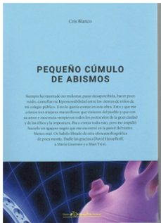 pequeño cúmulo de abismos-cris blanco-9788490414781