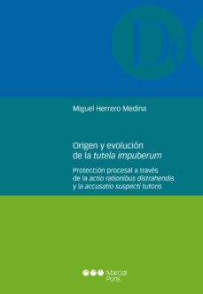 origen y evolucion de la tutela impuberum-9788491236481