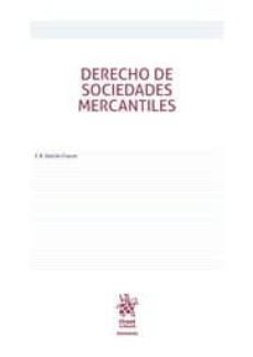 derechos de sociedades mercantiles-jose antonio garcia cruces gonzalez-9788491431381