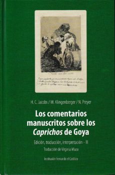 comentarios manuscritos sobre los caprichos de goya iii-h.c. jacobs-m. klingenberger-n. preyer-9788499116181