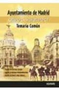 grupo c, subgrupo 2, del ayuntamiento de madrid: temario comun-9788499432281