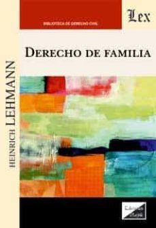 derecho de familia-heinrich lehmann-9789564070681