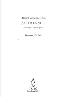 jo tem la nit, per a cot mixt i piano (ebook)-benet casablancas-9790692048381