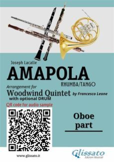 oboe part of "amapola" for woodwind quintet (ebook)-9791221386981
