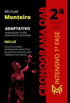 cronograma oab 1ª fase (ebook)-michael monteiro-3410004389891